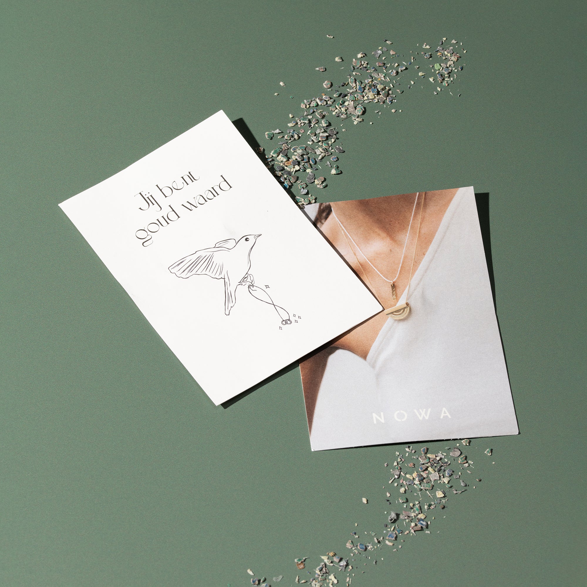 Business Card, Paper, Text