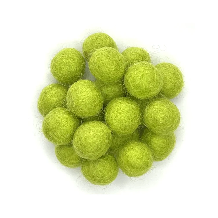 Viltbal - Wolkraal 1 cm | gratis verzending | meer dan 30 kleuren | fairtrade 