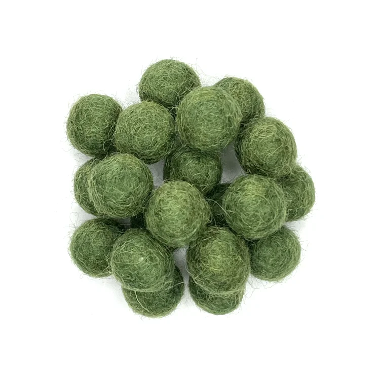 Viltbal - Wolkraal 1 cm | gratis verzending | meer dan 30 kleuren | fairtrade 