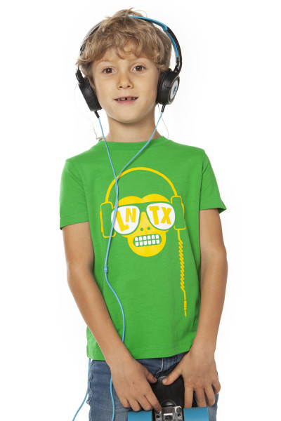 Monkey DJ T-shirt - Green