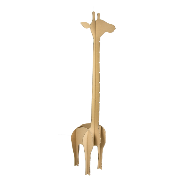 Kartonnen Giraffe Groeimeter