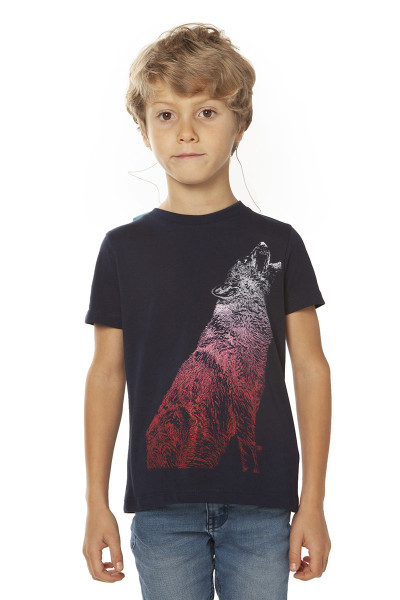 Huilende Wolf T-shirt - Iris
