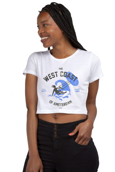 West Coast Surf T-shirt - Crop